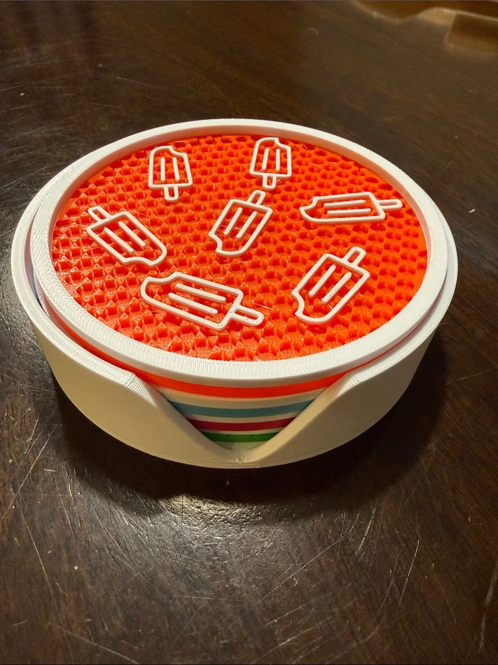 Bright 4 Piece Summertime Drink Coaster Set